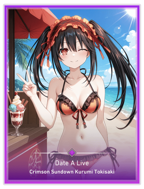 Crimson Sundown Kurumi Tokisaki
