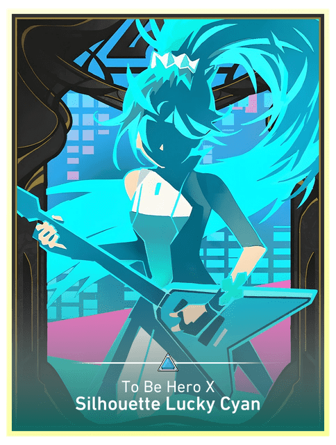 Silhouette Lucky Cyan
