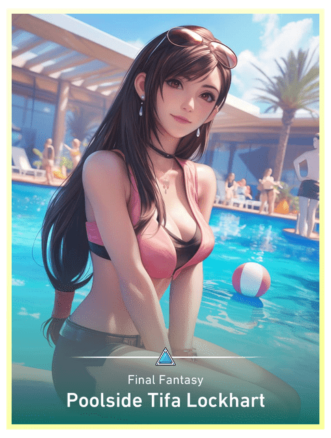 Poolside Tifa Lockhart
