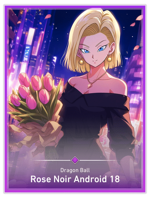 Rose Noir Android 18