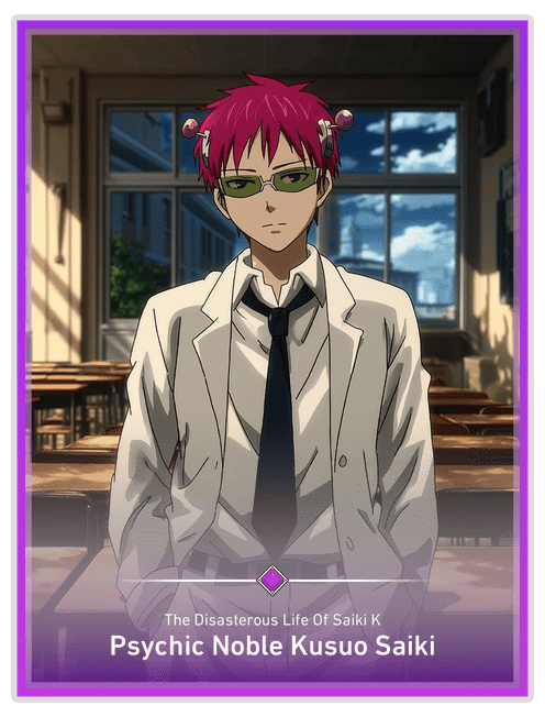 Psychic Noble Kusuo Saiki