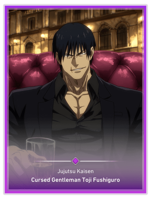 Cursed Gentleman Toji Fushiguro