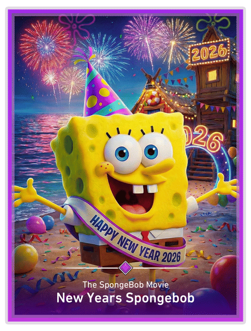 New Years Spongebob