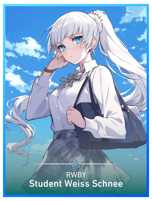Student Weiss Schnee