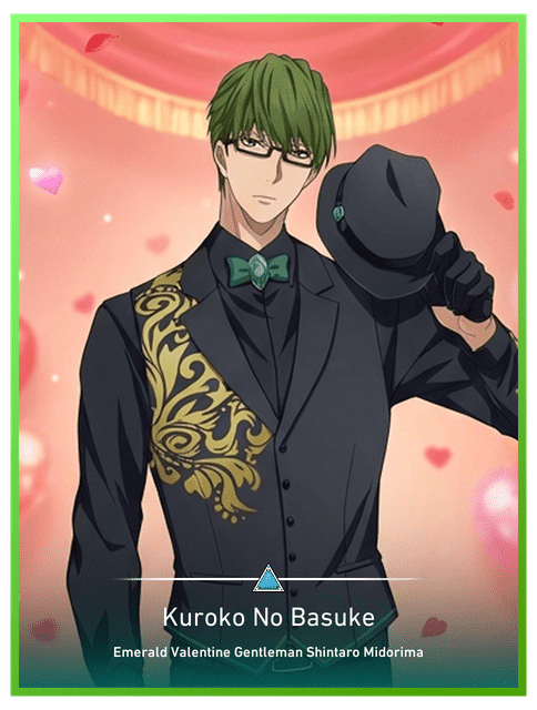 Emerald Valentine Gentleman Shintaro Midorima