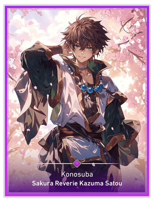 Sakura Reverie Kazuma Satou