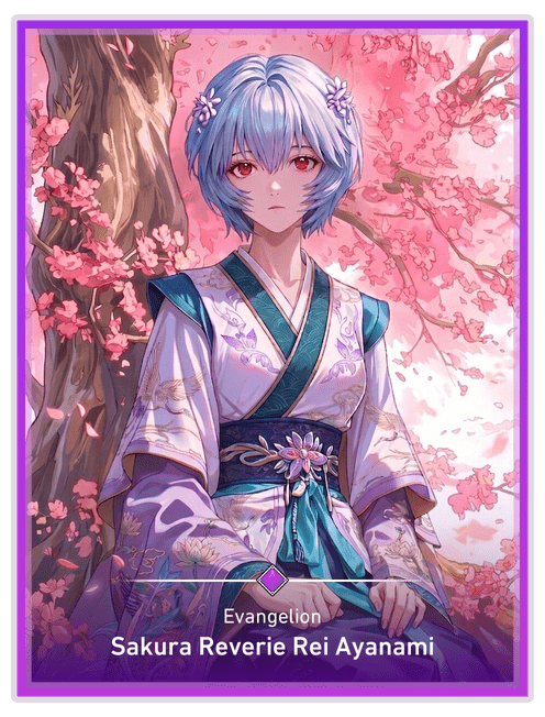 Sakura Reverie Rei Ayanami