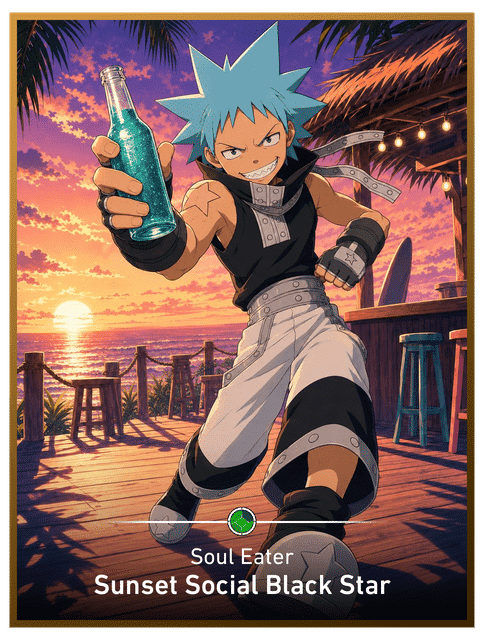 Sunset Social Black Star