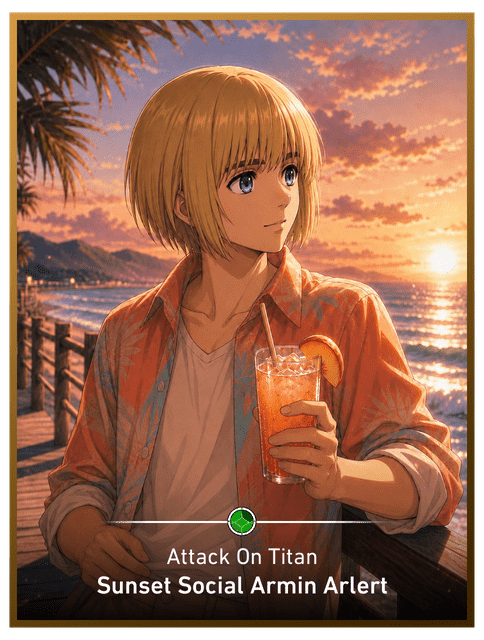 Sunset Social Armin Arlert