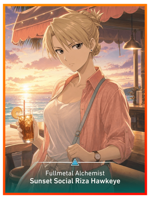 Sunset Social Riza Hawkeye