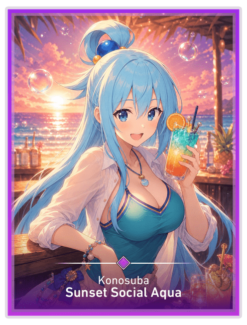 Sunset Social Aqua