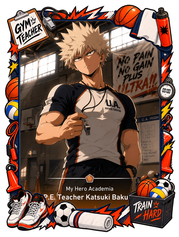 P.E. Teacher Katsuki Bakugo
