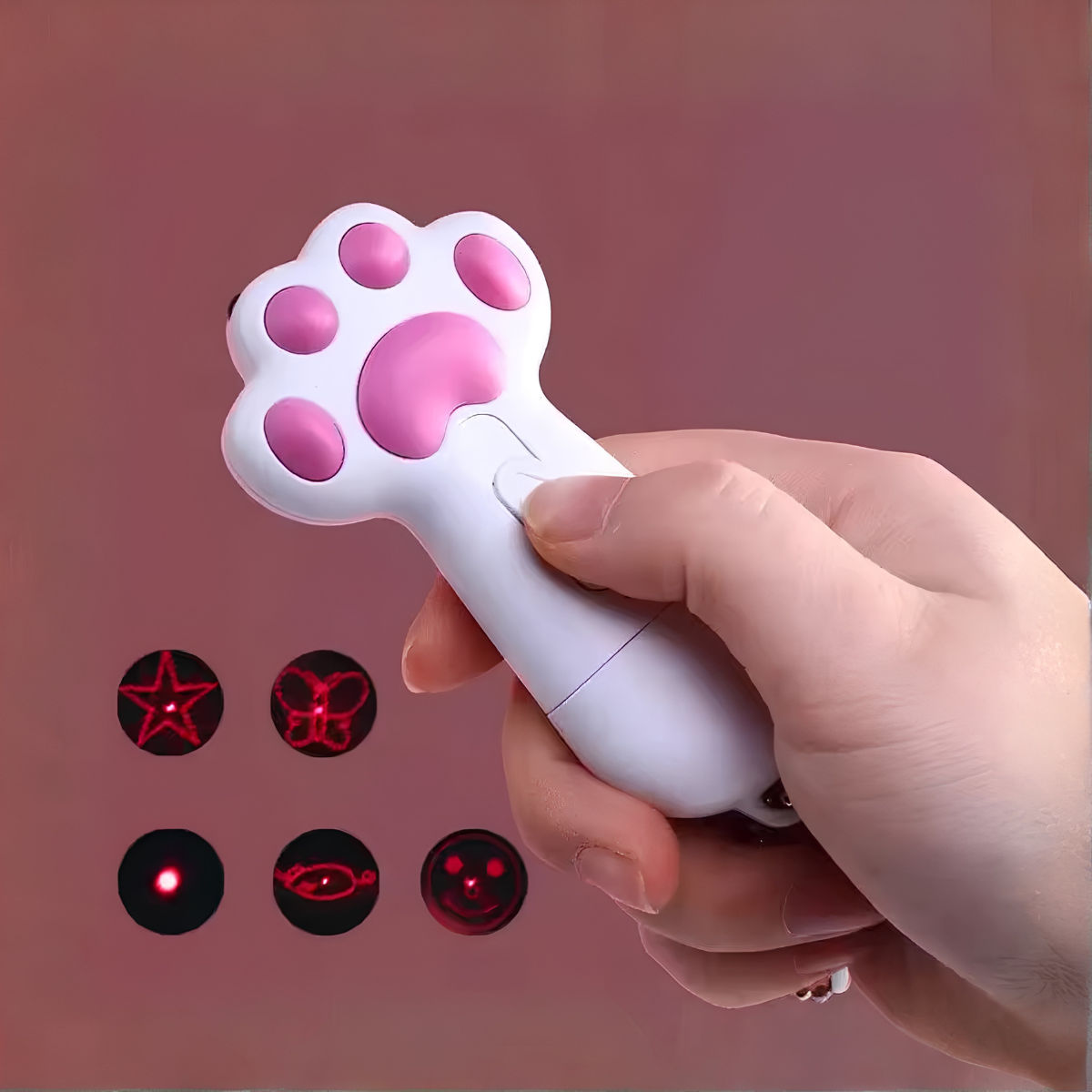 Paw Shaped Cat Laser with 5 Modes image 2