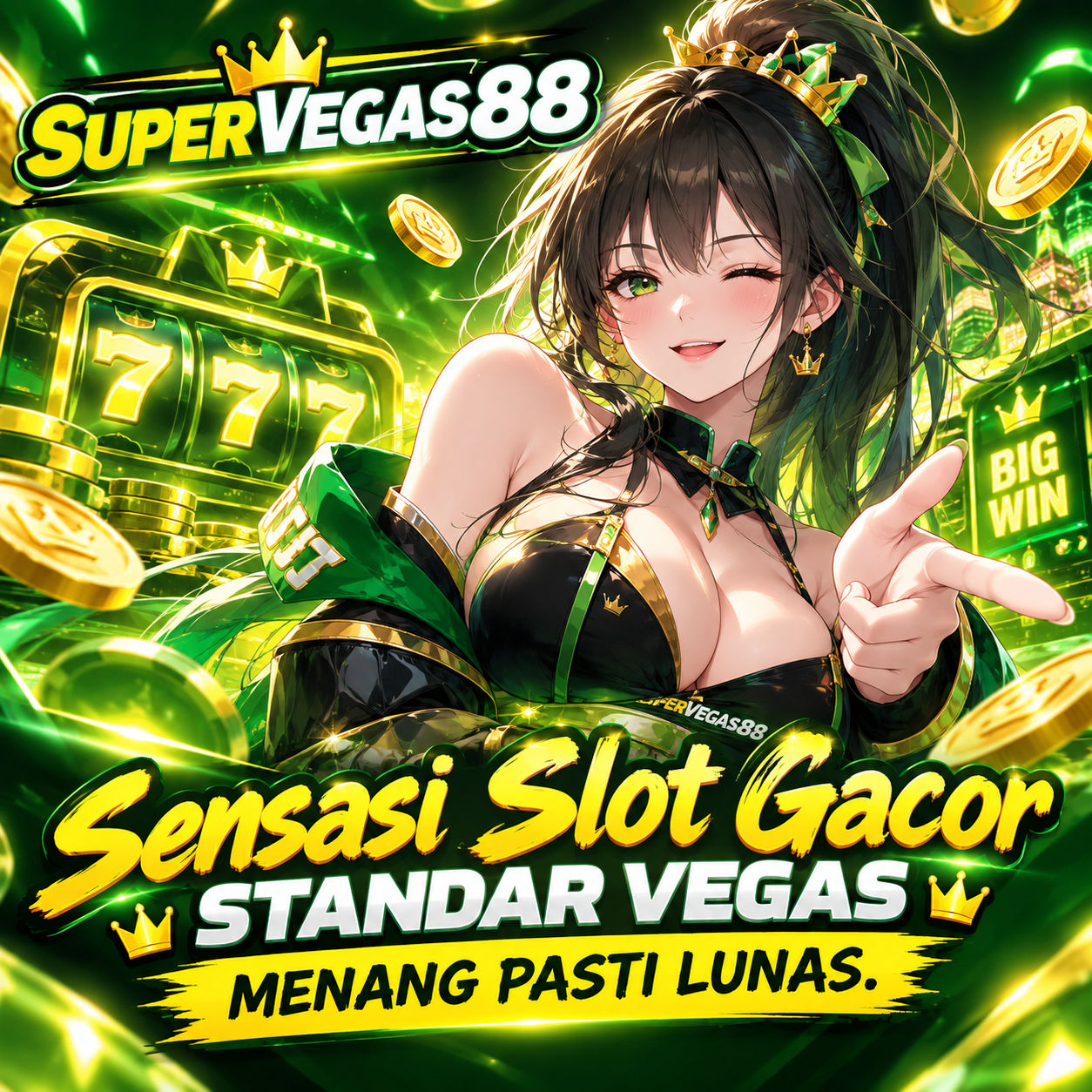 SUPERVEGAS88: Sensasi Slot Gacor Standar Vegas Menang Pasti Lunas.