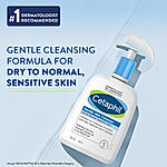 Cetaphil Gentle Skin Cleanser 500 ML | Dermat recommended for Dry to Normal sensitive skin 