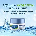 Cetaphil Optimal Hydration Replenishing Night Cream 50g | Lightweight & Overnight Hydration | Hyaluronic Acid, Blue Daisy extract, Vitamin B5 | Dermatologist recommended for sensitive skin