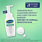 Cetaphil Soothing Foam Wash 200 ml for Dry to Normal Skin with Ceramides