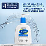 Cetaphil Oily Skin Cleanser 250ml | Dermat Recommended| Combination to Oily Skin