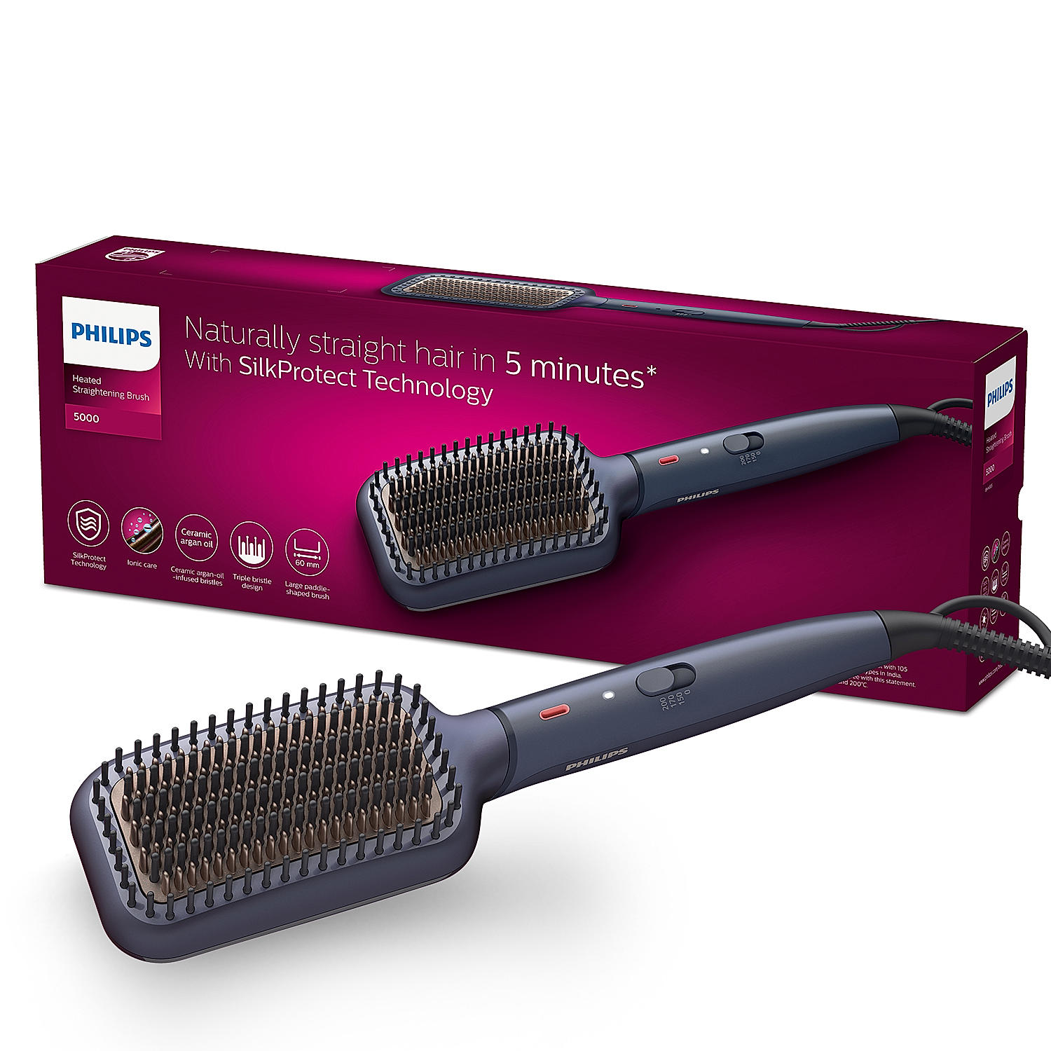 PHILIPS BHH880 Heated Straightening Brush with Thermoprotect Technology   BT8120 Hair Dryer 1200W Personal Care Appliance Combo Price in India  Buy  PHILIPS BHH880 Heated Straightening Brush with Thermoprotect Technology   BT8120