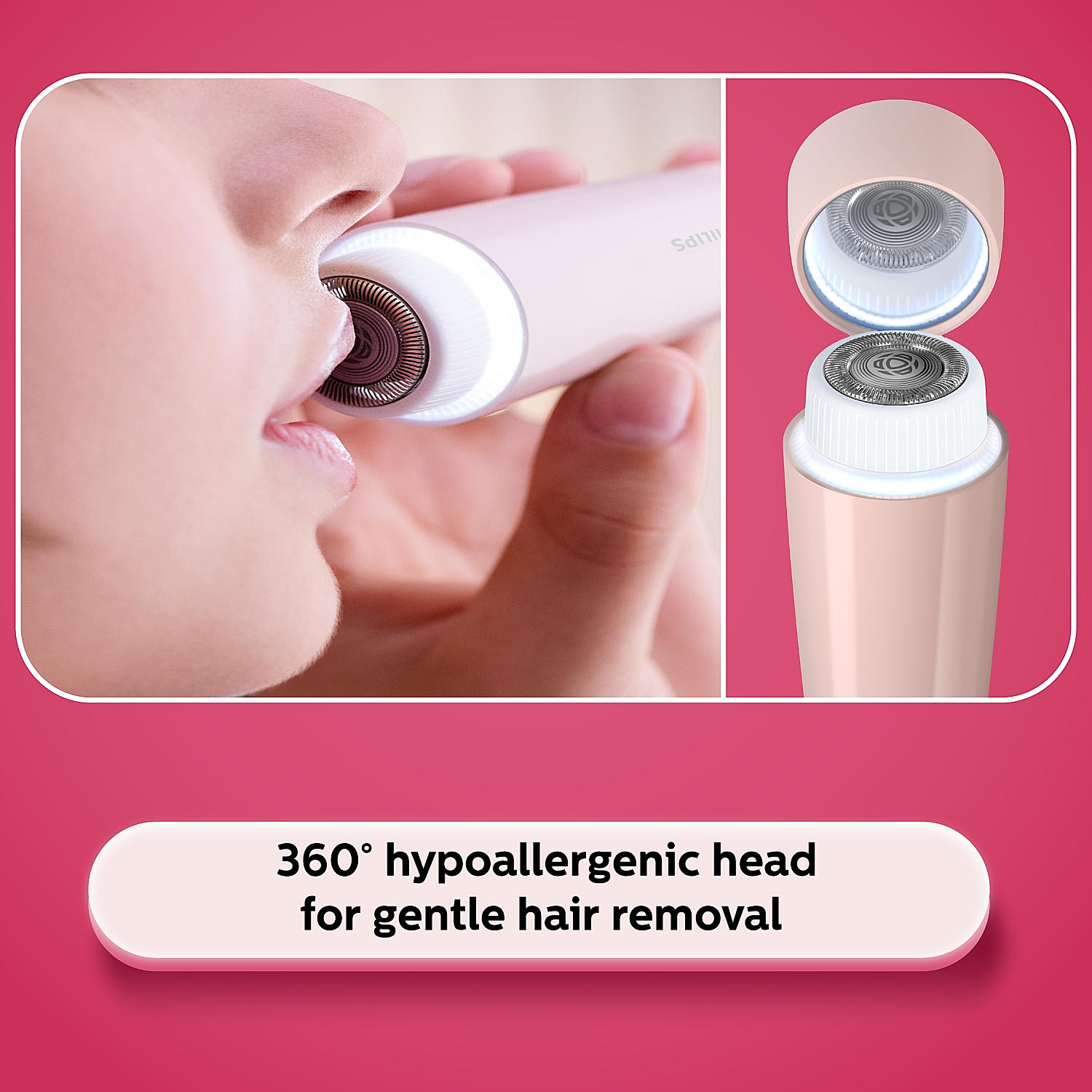 Buy Philips Facial Hair Remover, BRR454/00 Online at Philips E-shop