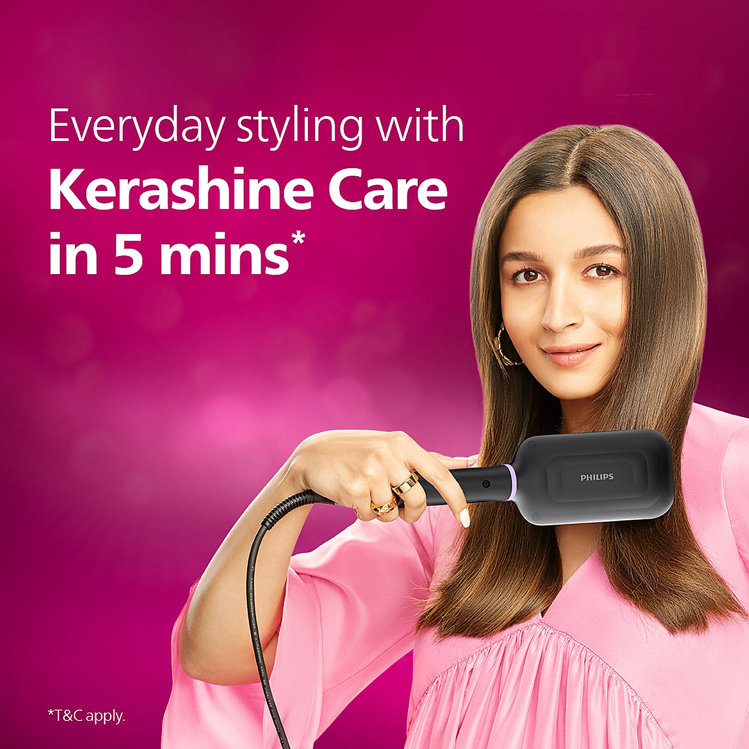 Buy Philips Hair Straightening Brush, BHH880/10 Online at Philips E-shop