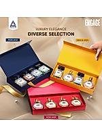 Engage Luxury Perfume Gift Pack for Men, Travel Sized, Assorted Pack, Ideal Birthday Gift (4)