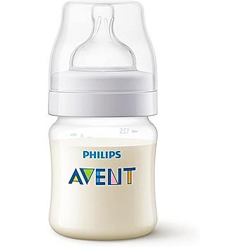 Avent- Anti Colic Feeding Bottle for Newborn Babies | 125ml | Pack of 1 | BPA Free | SCY100/10