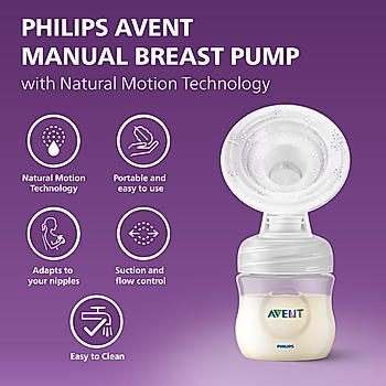 Philips Avent Manual Breast Pump, 1 Count Price, Uses, Side Effects,  Composition - Apollo Pharmacy