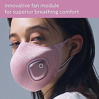 Fresh Air Mask - |  Air Power Technology with 3 fan Setting | 4 Stage Filtration| ACM067/02