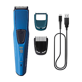 Beard Trimmer Co designed by Virat - | Crafted for You. Created by Virat I SkinProtect Comb | Lasts 4x Longer with DuraPower Technology | Skin Friendly Self Sharpening Blades | BT1230/88