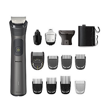 All in One Trimmer- I 13 in 1 Face, Body & Private Parts I Professional Finish I Twin Trim All Metal Steel Blades I Precision Trimming Comb | 120 min Runtime I 5 min Quick Charge I MG7920/65