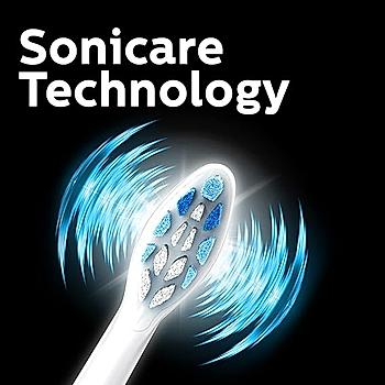 Sonicare Electric Toothbrush - | Sonic Technology | Up to 7x Plaque Removal | Built in Pressure Sensor | HX6807/24 