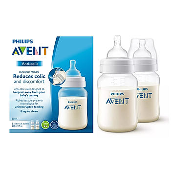 Philips Avent SCF036/27 Lot de 2 Biberon Natural 330 ml 0-12 Mois :  : Baby Products