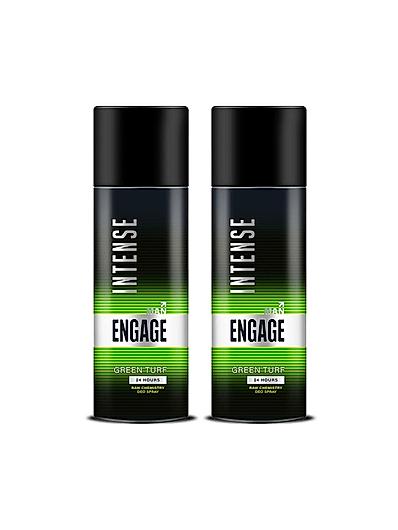 Intense Green Turf Deo Sprays For Men (Pack Of 2)