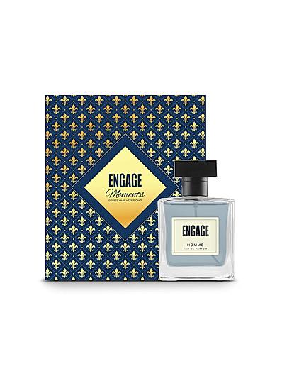 Engage Gift Luxury Perfume Set - Moments For Men, 100ml, Long Lasting, Fresh & Citrus, Diwali Gift