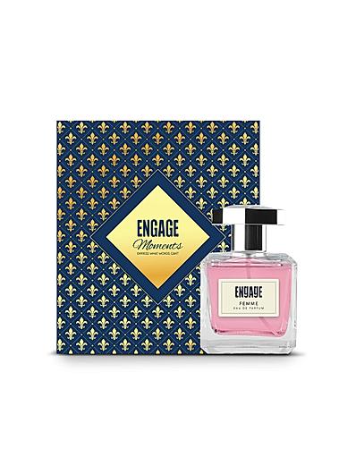 Engage Gift Luxury Perfume Set - Moments For Women, 100ml, Long Lasting, Floral & Fruity, Diwali Gift