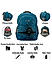 Raman Baggy 37L Airport Blue Casual Backpack