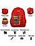 Raman Baggy 37L Red Casual Backpack