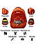 Raman Baggy 32L Orange School Backpack