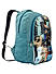 Raman Canvy 24L Turquoise Blue Casual Canvas Backpack