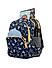 Raman Kido 25L Navy Blue Kids School Backpack 