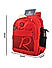 Raman Schooly 38L Red Casual Backpack