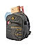 Raman Schooly 34L Grey Casual Backpack