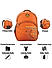 Raman Schooly 34L Orange Casual Backpack