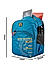 Raman Schooly 34L Turquoise Blue Casual Backpack