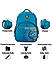 Raman Schooly 34L Turquoise Blue Casual Backpack