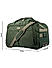 Raman Duffy Trolley 68L 22 inch Bottle Green Duffle Trolley Bag