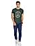 Integriti Green Regular Fit Printed T-Shirts For Men