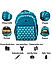 Raman Baggy 35L Turquoise Blue School Backpack