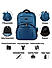 Raman Lappy 50L Airport Blue Laptop Backpack